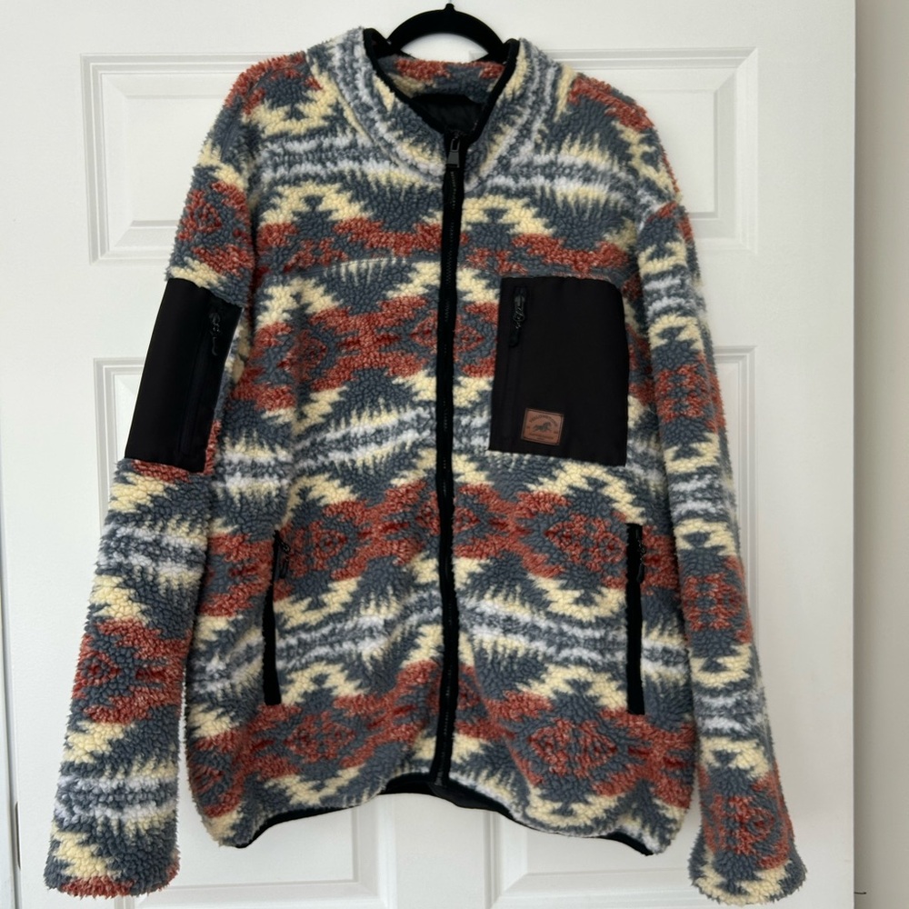 Yellowstone Aztec Sherpa Jacket - Size XL